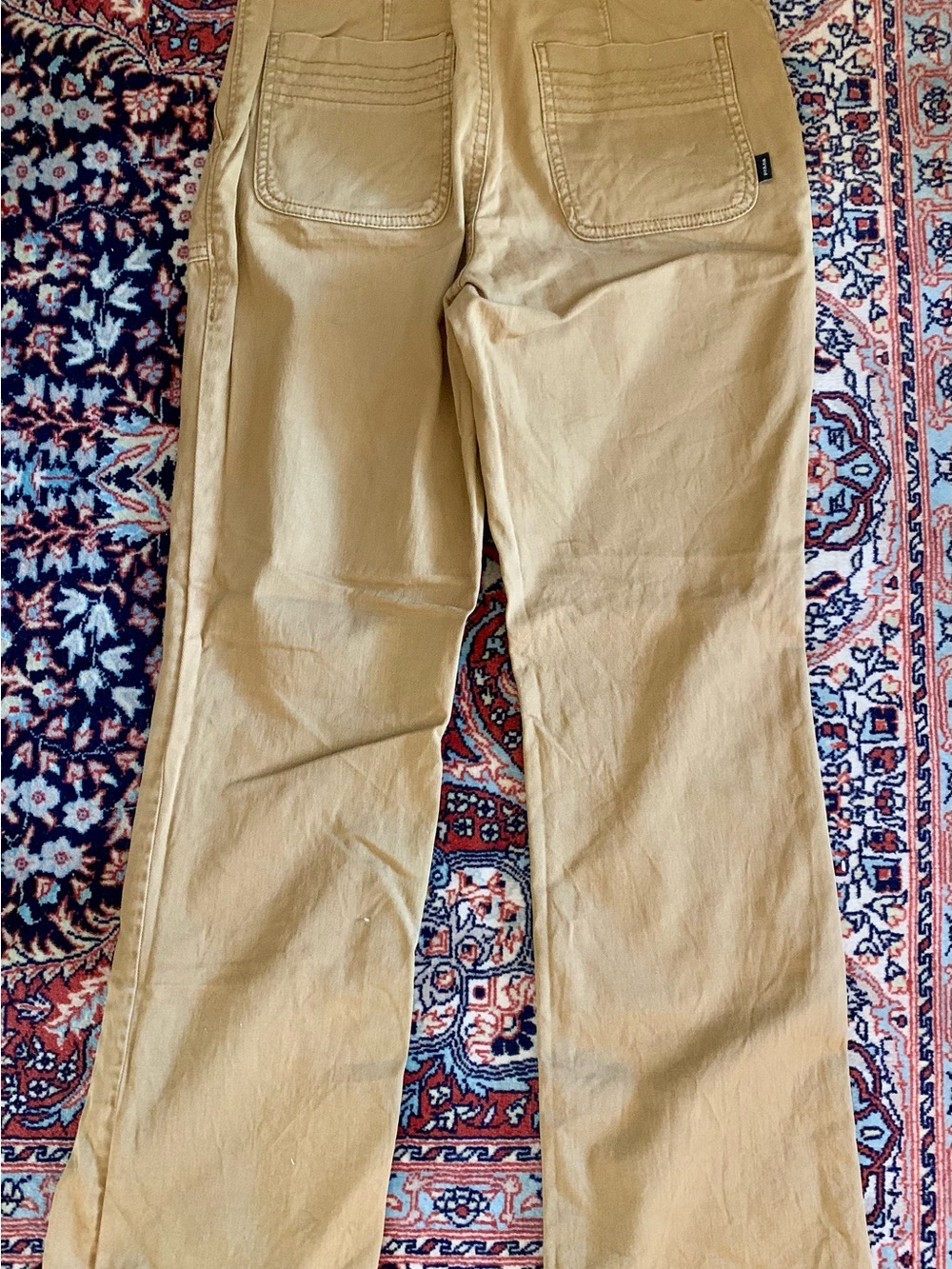 Prana Tan Utility Pants with Stitched Waistband - Picture 2 of 4